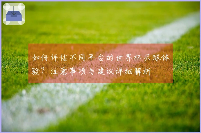 如何评估不同平台的世界杯买球体验？注意事项与建议详细解析