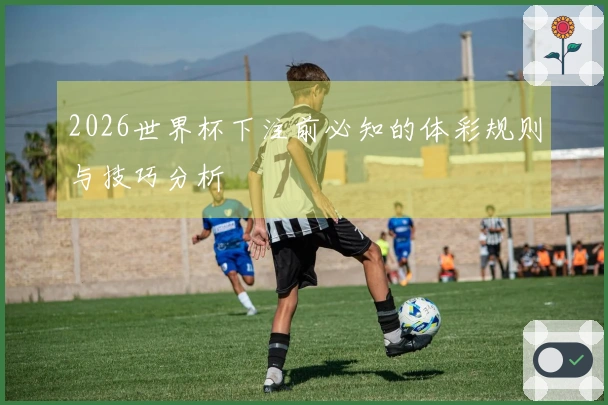 2026世界杯下注前必知的体彩规则与技巧分析
